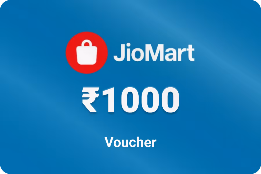JioMart Gift Card — Up to 25% off, from ₹750